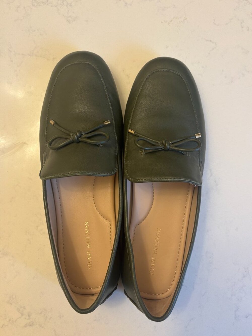 STUART WEITZMAN - Newport Driving leather loafers